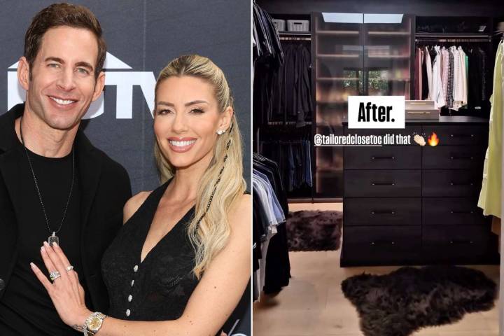 Tarek El Moussa Reveals Dramatic Before and After of His and Wife Heather's Massive New Closet