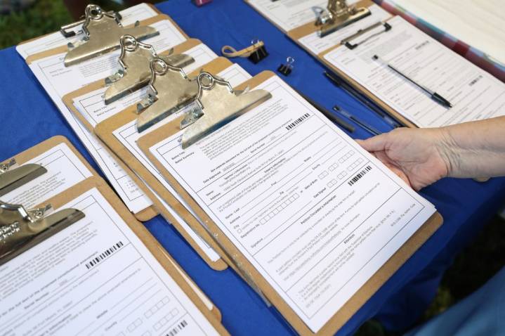Ballot initiative signature collection ruling is put on hold