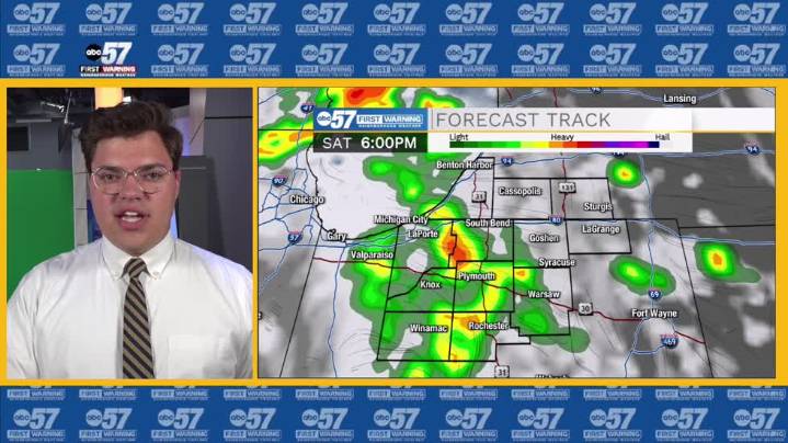 Storms expected later today