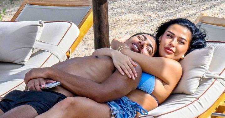 Jude Bellingham's girlfriend spotted in eye-popping position with England ace on holiday