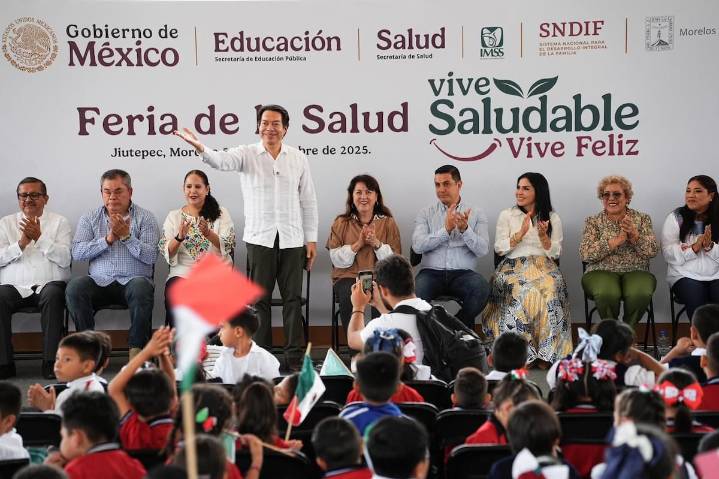 Mario Delgado fomenta escuelas libres de comida chatarra con Vive Saludable