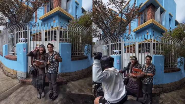 Quería tomarse una foto en casa de Betty la Fea… y terminó sin teléfono
