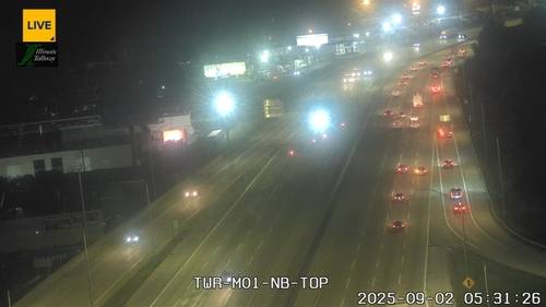 Chicago area traffic:  I-294 SB lanes at Kedzie Avenue reopen after motorcycle crash