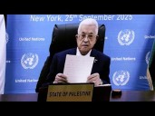 Palestinian Authority president addresses United Nations