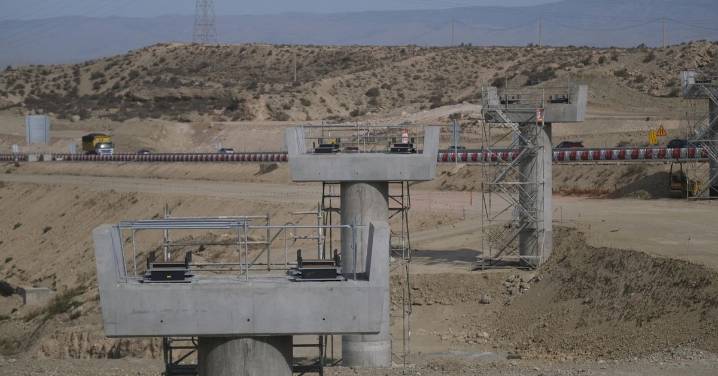 El nuevo enlace de Viator, más cerca: las vigas que sustentarán los pasos elevados estarán en otoño