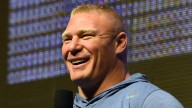 The Rare WWE Moment Where Brock Lesnar Couldn't Keep A Straight Face