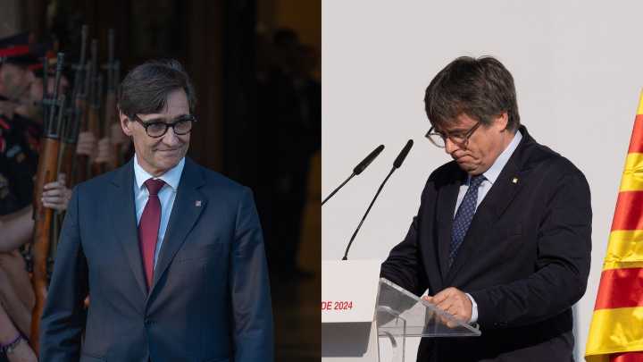 Salvador Illa y Carles Puigdemont se reunirán este martes en Bruselas