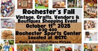 Location change for 2025 Rochester Fall Craft and Vendor Shopping event