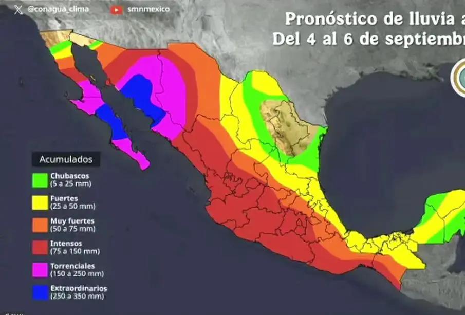Huracán Lorena seguirá debilitándose; pero dejará lluvias críticas en BCS jueves y viernes