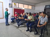 Inces dictó primer curso de barbería a funcionarios de Polimaturín 