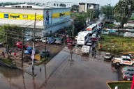 Lluvia causa caos en Tlaquepaque y Tlajomulco; persisten cierres viales