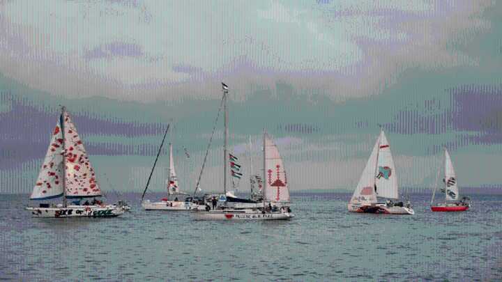 La Flotilla con ayuda humanitaria a la Franja de Gaza entra en zona de intercepción de la ocupación israelí
