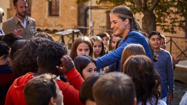 Leonor de Borbón (y II de Navarra) ya tiene su "pañuelico" rojo