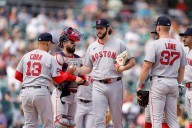 Red Sox reactions: Aroldis Chapman shows he’s human as A’s walk it off in finale
