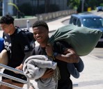 Army football player saves man from burning vehicle