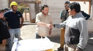 Sáenz supervisó en San Carlos obras retomadas con recursos de la provincia