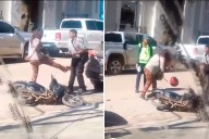 Video: mujer agredió a un inspector cuando le labraba una infracción