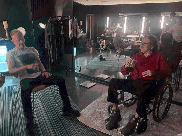 Dos potencias se potencian. Charly García y Sting anunciaron una colaboración en conjunto: por ahora, bullicio de ciudad