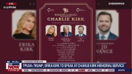 Trump, Vance, Rubio to speak at Kirk memorial service