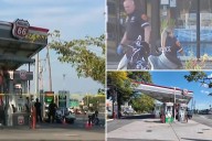 Bloody suburban riot erupts after 20 rival bikers tangle in sports bar, gas station: cops