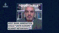 West Bank annexation could “unite Europe” against Netanyahu