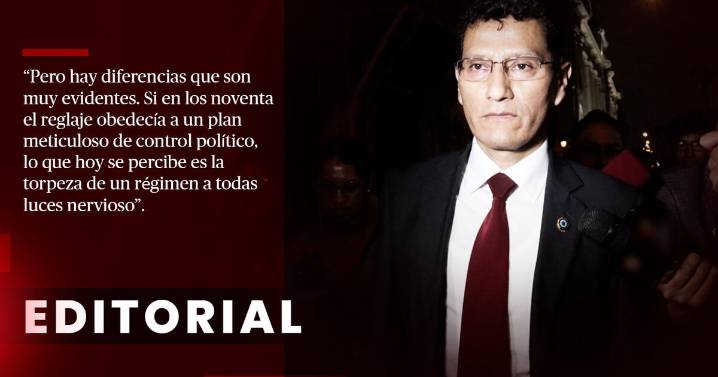 El reglaje expresa el miedo del régimen
