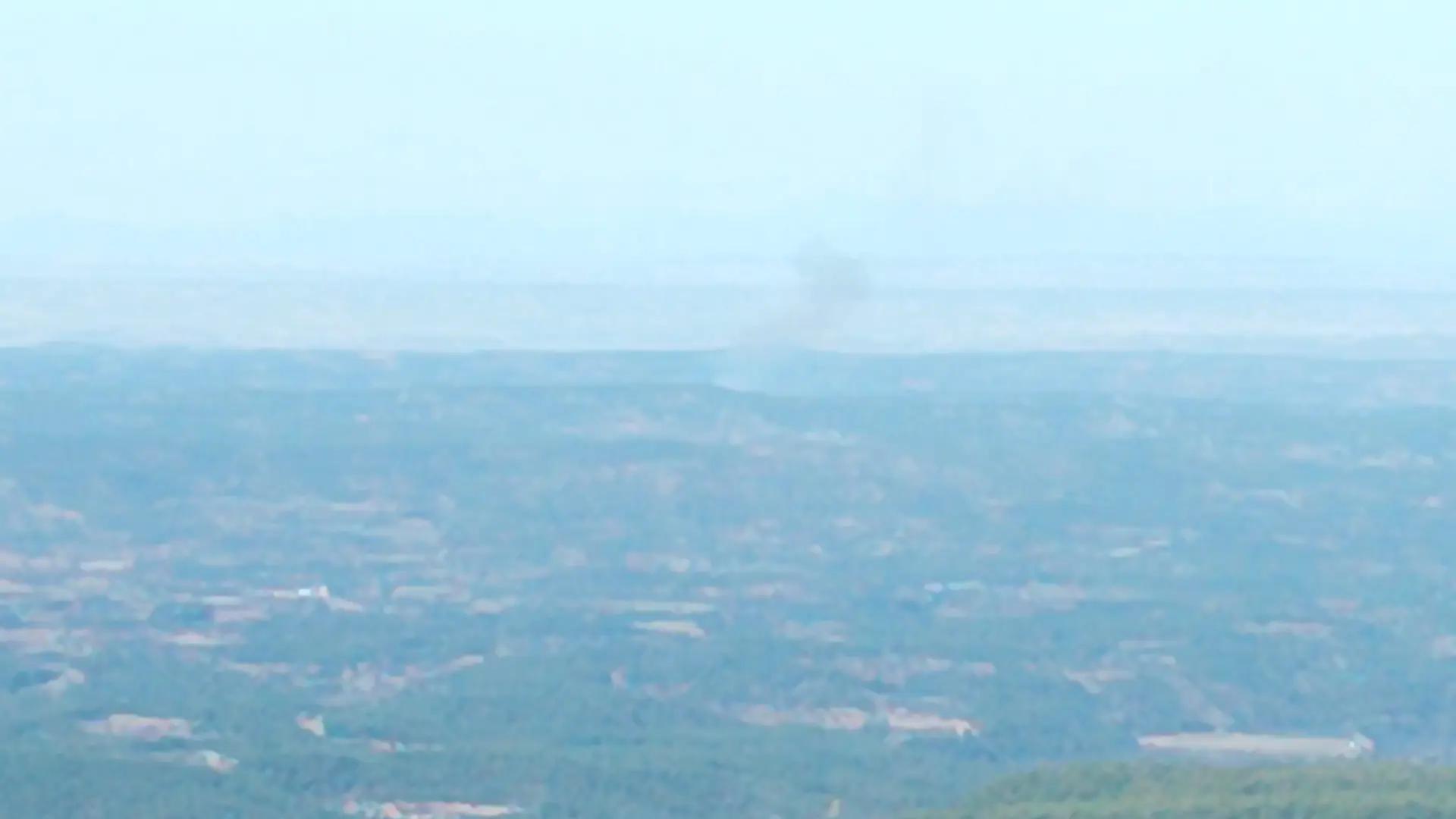 Controlado un incendio en Mazaleón en una zona de bosque y fincas agrícolas