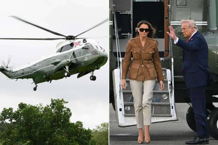 Donald and Melania Trump Make Emergency Landing in Marine One After 'Hydraulic Issue'