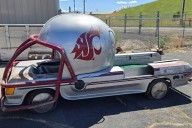 WSU Helmet Car Sells for $8,000 to Lucky Fan