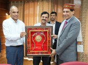 Prabodh Saxena's retirement ceremony