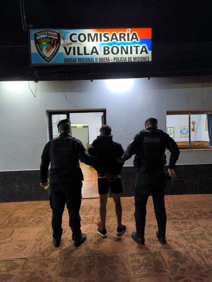El Comando de Villa Bonita atrapó a un prófugo de la justicia