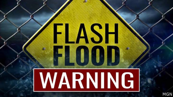 Flash Flood Warning issued for Fayette and Nicholas counties