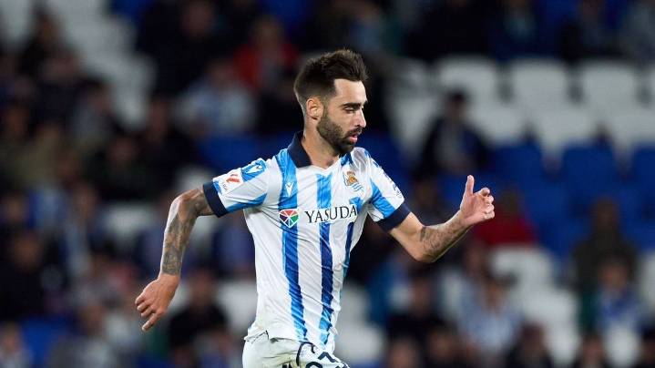 Brais Méndez se fractura la nariz y se pierde el Real Sociedad