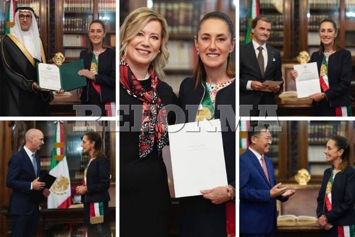 Recibe CSP cartas credenciales  de 5 embajadores