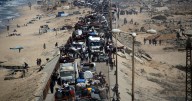 Hundreds of thousands flee Israeli military's devastating assault on Gaza City