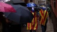 La Diada cierra marcada por la lluvia, la sentencia del catalán y la baja participación en la manifestación independentista