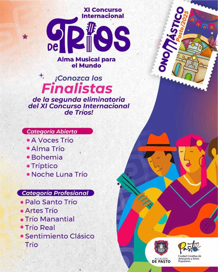 Con la presentación de las categorías Abierta y Profesional, avanza la eliminatoria del XI Concurso Internacional de Tríos