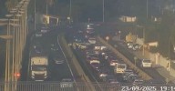 Una colisión de tres vehículos provoca retenciones en la A-7 a la altura de Cala de Mijas