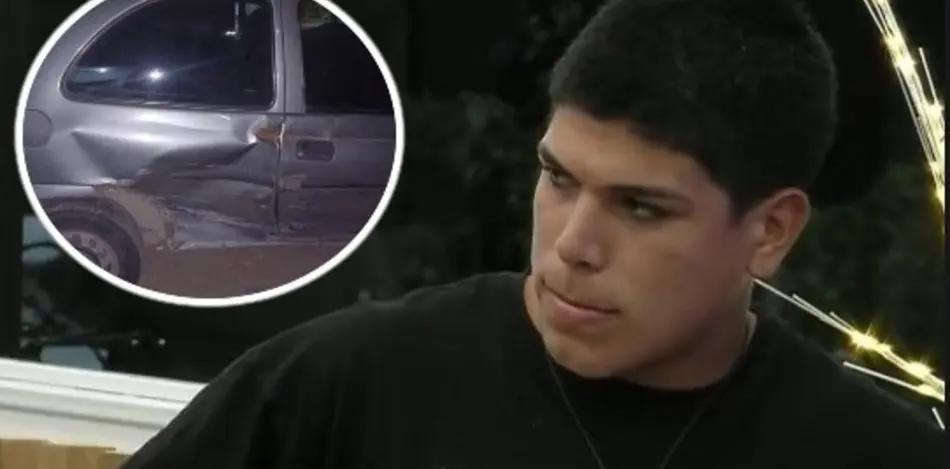 Thiago Medina pelea por su vida tras su accidente: Así quedó el automóvil contra el que chocó