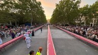 Una tarta de 360 metros de la Virgen de San Lorenzo bate récord mundial: la más larga del mundo con 4.500 porciones