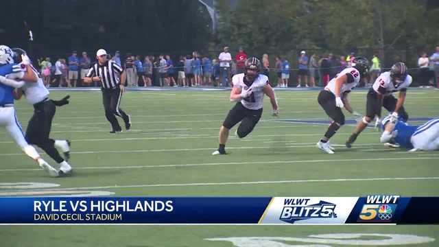 Highlands Bluebirds 28, Ryle Raiders 24