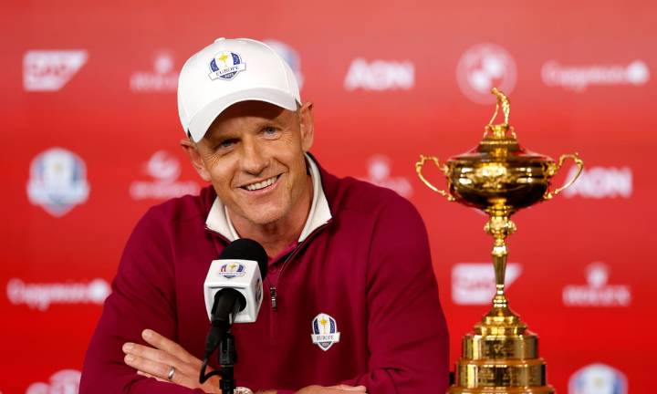Watch: Jon Rahm and Tyrrell Hatton react as Luke Donald announces opening Ryder Cup 2025 pairing