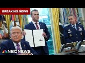 BREAKING: Trump signs executive order on the Department of War: 'This is a big one'