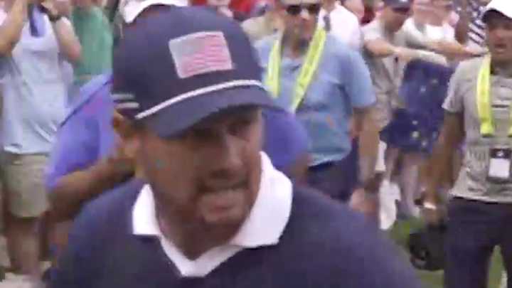 Bryson DeChambeau blows a fuse in astonishing caddy row as Ryder Cup tensions boil over