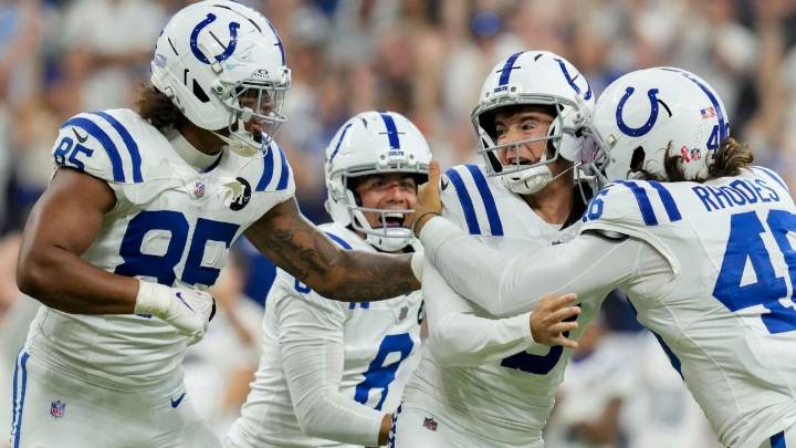 Colts' Spencer Shrader nails winning FG after Broncos penalty