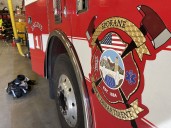 Garage fire on East Indiana in Spokane, one person suffered smoke inhalation