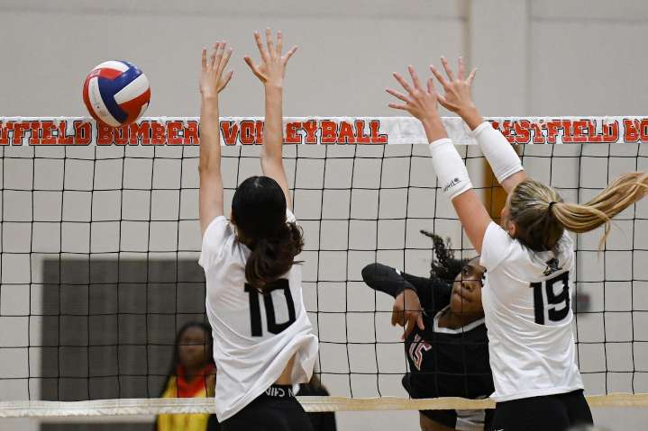 Longmeadow girls volleyball overpowers Amherst in season opener