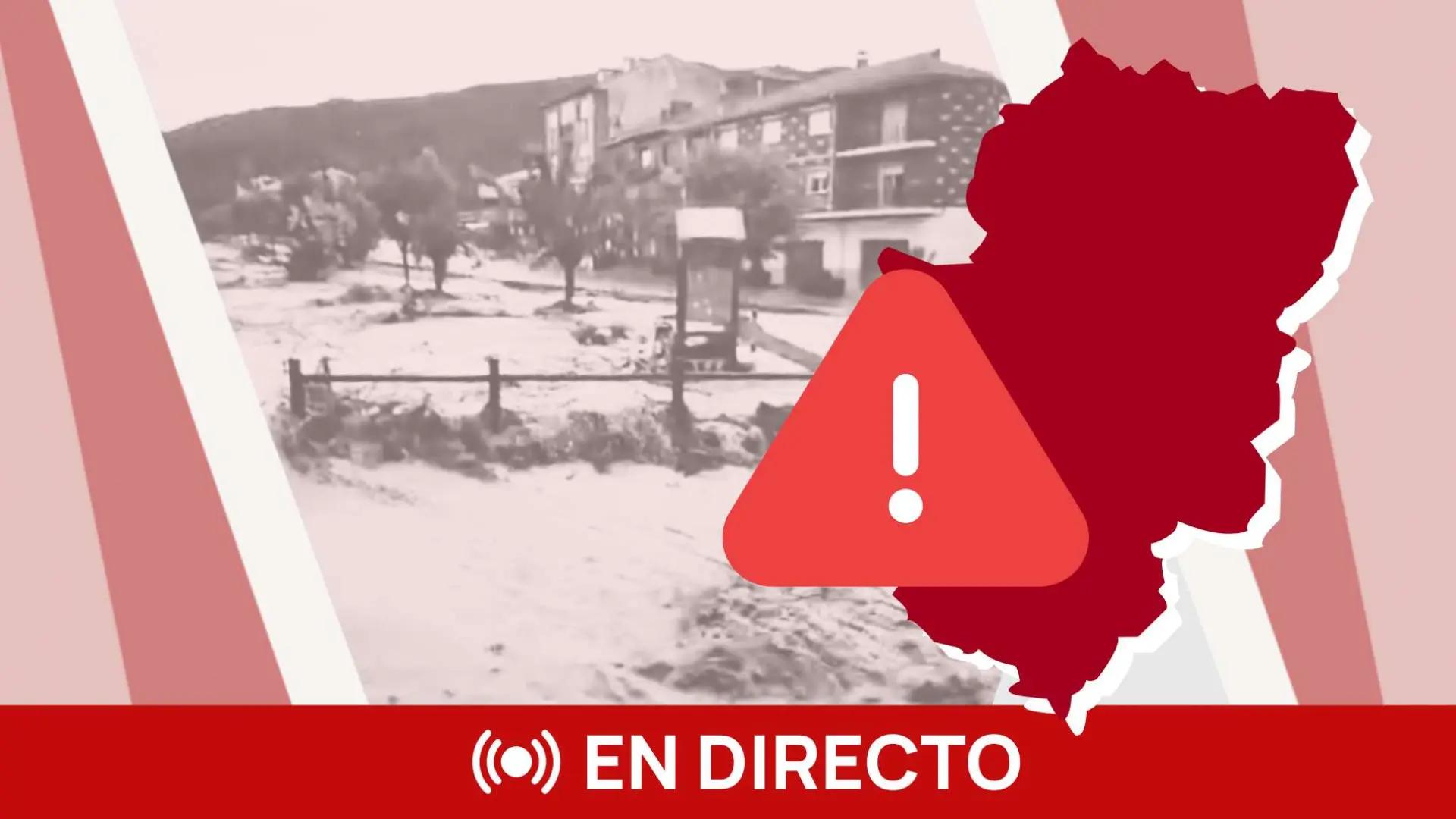Las fuertes lluvias en Zaragoza causan daños en Cuarte, Cadrete y María de Huerva: 1.664 llamadas y 126 incidencias