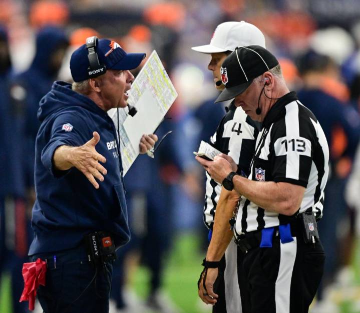 Colts coach Shane Steichen goes Nathaniel Hackett. Broncos lose anyway