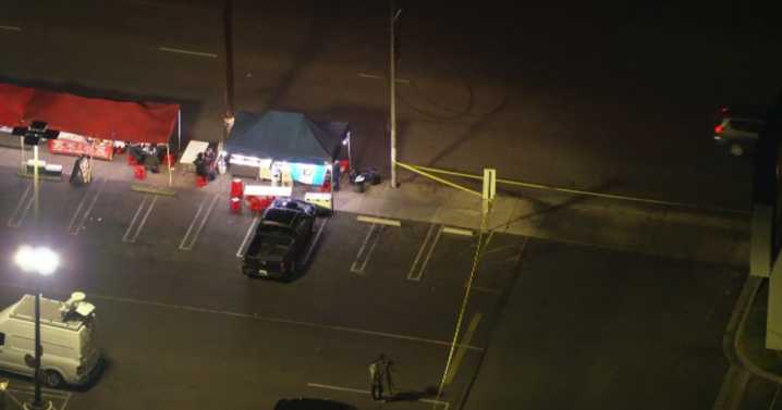 Los Angeles police investigating shooting near San Fernando Valley food stand